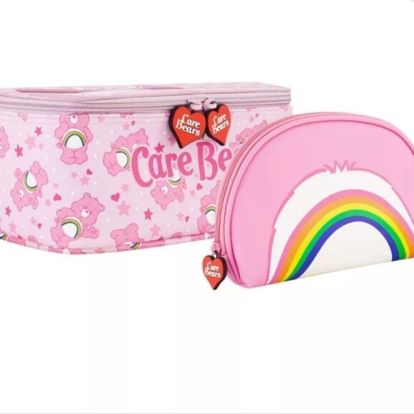 Care Bears Cloud Co Cheer Bear 2-PC Travel Cosmetic Case Set - Picture 3 of 16